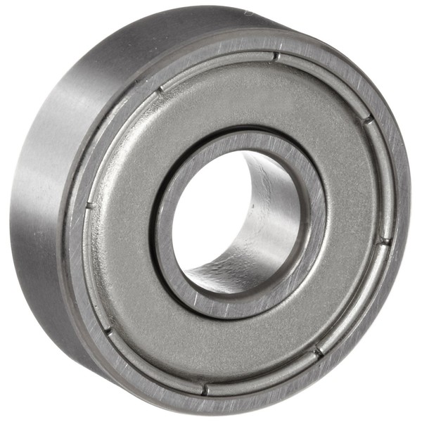 NSK 608Z Deep Groove Ball Bearing, Single Row, Single Shield, Pressed Steel Cage, Normal Clearance, Metric, 8mm Bore, 22mm OD, 7mm Width, 34000rpm Maximum Rotational Speed, 1370N Static Load Capacity, 3300N Dynamic Load Capacity
