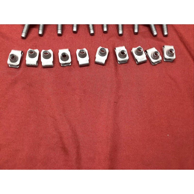 Unbranded METRIC M8 BODY AND FENDER U NUT AND BOLT