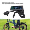 M6C Electric Bike LCD Display Meter ABS Electric Bike Display