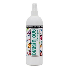 buggin out Detangler Spray | No More Lice | No More Tangles | Safe For Kids | Use Daily | 16oz