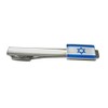 Israel Flag Square Tie Clip