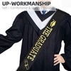 Atuoxing Graduation Hat Bachelor Graduation Sash with Bachelor Hat, Bachelor