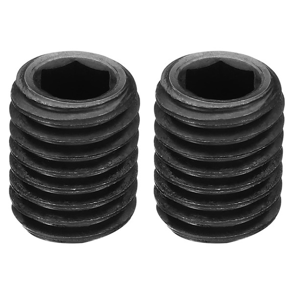 PATIKIL 15mm Rod Extension Connector, 2 Pack M12 Thread Extender