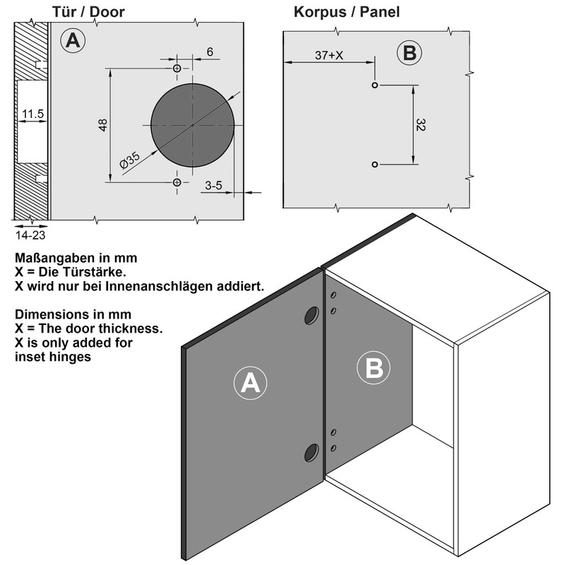 LANZZAS 110 Degree Corner Hinge Door Hinge Automatic Hinge with