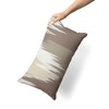 etérea Microfibre Cushion Cover Lex Cream Brown White 40 x