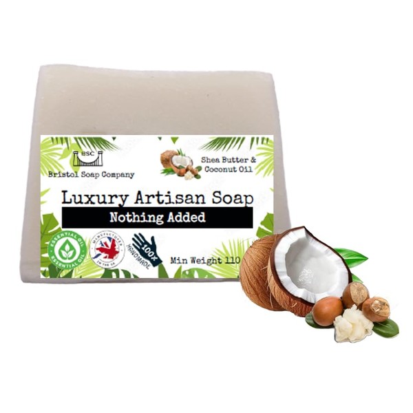 Hademade Coconut and Shea Butter Artisan Soap with Essential oil.