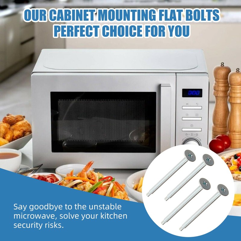 WB01X10180 Microwave Mounting Flat Bolt Easy Installation, Universal Fit |Compatible