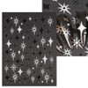 300 pcs/ 5Package Nail Stickers Various Stars 3D Waterproof self