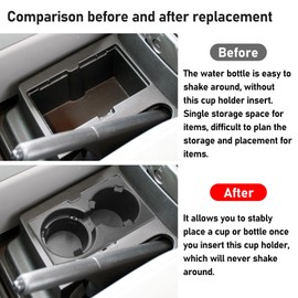 TTCR-II Compatible with 2003-2008 Honda Pilot Cup Holder Replacement, for 2007-2011 Honda Element Cup Holder Insert Assembly