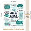 Craftique Nurse Gifts for Women Men- Soft Nurse Blanket with