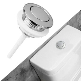 SPORTARC 38mm Toilet Flush Button Bathroom Toilet Push Button Single Flush Button Toilet Water Tank Button