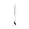 VILLCASE Glass Hydrometer, 0-35 Specific Gravity Hydrometer Dual Scale Laboratory