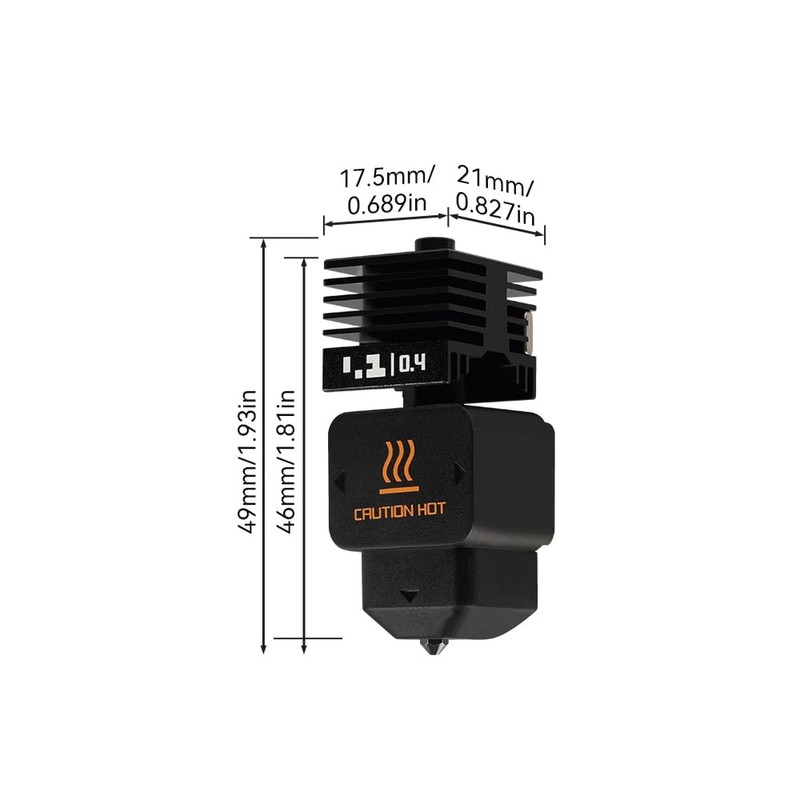 H2D Hotend kit for Bambu Lab H2D/A1/A1MINI, Fast Speed Replacement