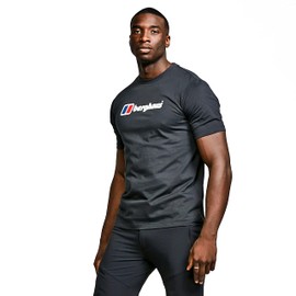 Berghaus Men's Organic Classic Logo T-Shirt, Black, S