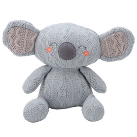 Animal Doll Stuffed Koala Toy Soft Knitted Fabric Koala Figure for Family Friends