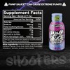 Pump Sauce Gusanos Goma Shooters Botellas Paquete Pre Entrenamiento Cafeína