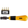 ANEX Screwdriver Replacement Type Hex Robe Bit Set of 4