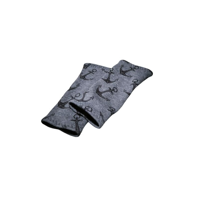 Britta Meier Maritime Alpine Fleece Pulse Warmer, Arm Warmers Anchor,