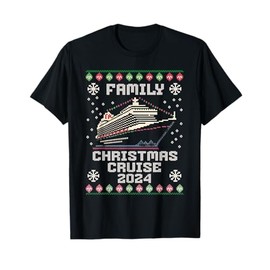 Passender Ugly Christmas Sweater für die Familien-Weihnachtskreuzfahrt 2024 T-Shirt