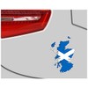 Samunshi® Scotland Sticker Digital Print 7 x 10 cm