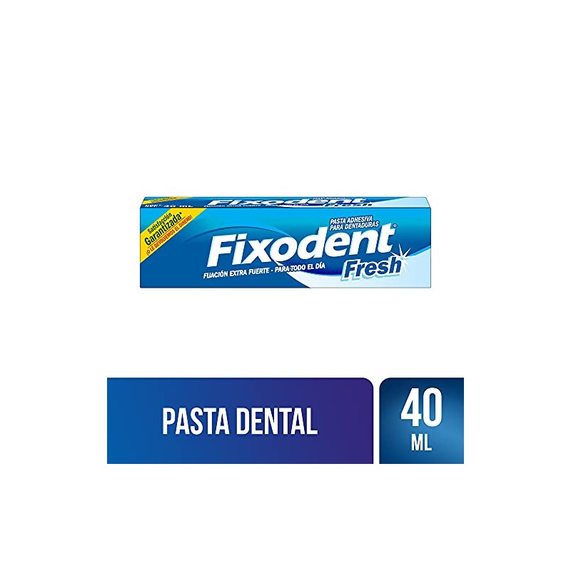 Fixodent Pasta Adhesiva para Dentadura Fresh Fijación Extra Fuerte 40