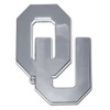 Elektroplate University of Oklahoma (OU All Chrome w/Open Middle) Emblem