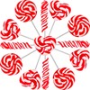 Fruidles Valentine's Day Swirl Lollipop Sucker, Individually Wrapped (144-Pack)