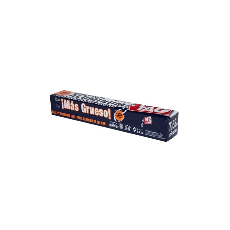 Red Tag papel aluminio Heavy Duty extra grueso de 7.62m