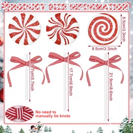 KERANEET Christmas Decoration Candy Canes Christmas Table Decoration Christmas Table Decoration Christmas Table Decoration Christmas Table Decoration Christmas Decorations for Christmas Holiday Party