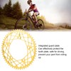 Bike Chainring 54T Aluminum Alloy High Strength Lightweight Anodized Folding