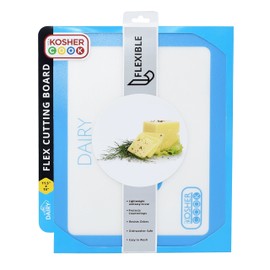 Dairy Blue Flexible Cutting Board and Counter Protector - Lightweight, Odor Resistant, Dishwasher Safe - Color Coded Kitchen Tools by The Kosher Cook