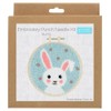 Springtime White Rabbit | Embroidery & Punch Needle Craft Kit