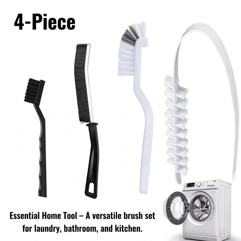 Multi-Purpose Cleaning Brush Set for Washing Machines and Home –