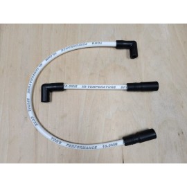 Ton's Performance White 10mm Harley Davidson Big Twin 99-17 FXD Dyna Softail Spark Plug Wires