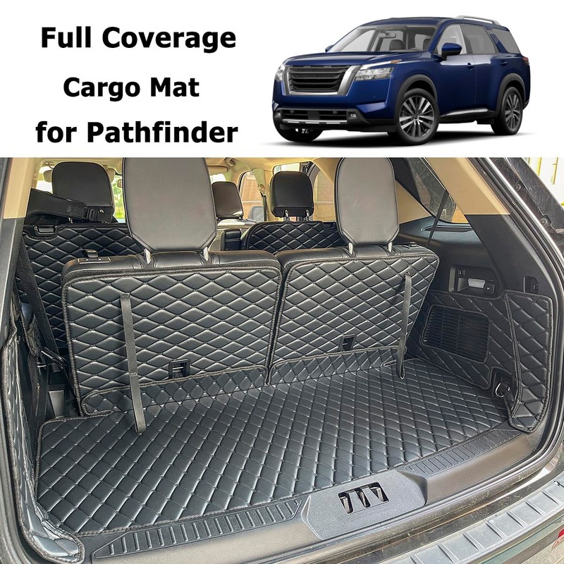 7DEEKEI Cargo Mat Compatible with Nissan Pathfinder 2022-2025 Trunk Mat