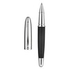 BEILUNER 318 Luxury Leather Pen, Hand-Stitched Premium Leather, Chrome-Plated Finish,
