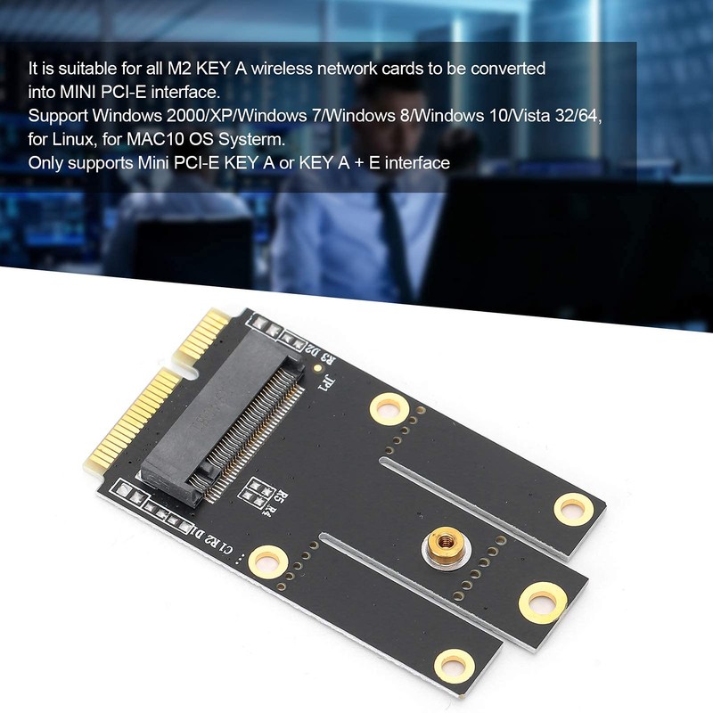 M.2 NGFF to PCI-E Adapter Card, NGFF/Key A M.2 to