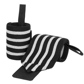 Wrist Wraps, Muscle Training, Beginners, Wrist Fixation, Supporter, Weight Training, Weightlifting, Bench Press, For Men and Women (Gray)