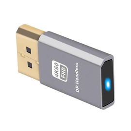 CY Adapter 4K@60Hz DP Virtual Display Displayport Active Adapter Dummy Plug Headless Ghost Emulator 1080p@120Hz