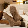 Tough Land Slipper Socks for Women with Grippers Non Slip,
