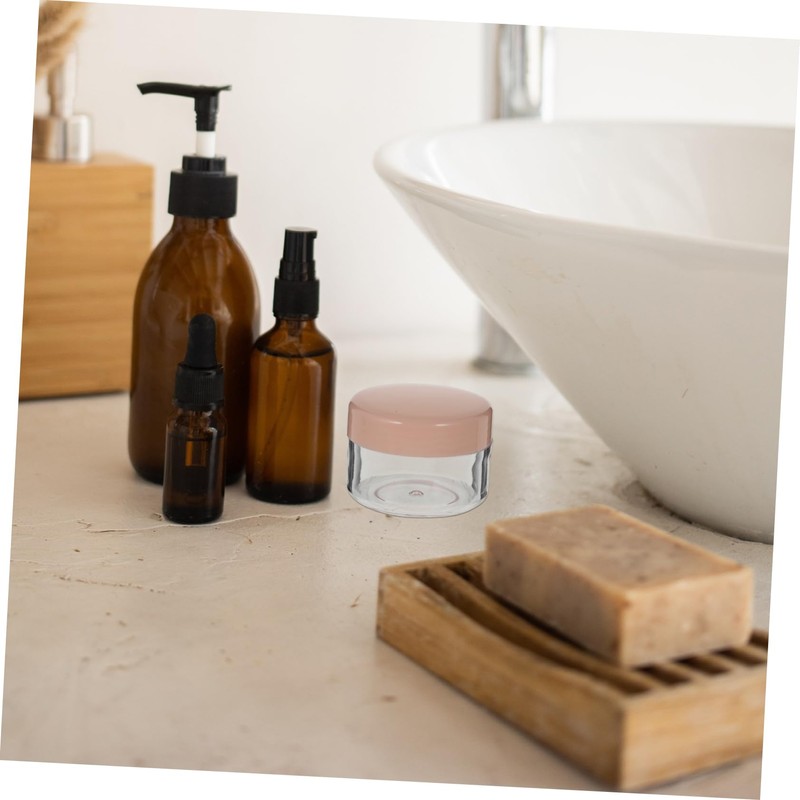 Minkissy Pack Mini Cosmetic Bottles Empty Sample Containers for Travel