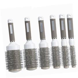 FRCOLOR 1pc Curling Comb Hair Tool Professional Multi-purpose Roller Comb for Salon Use Ergonomic Design Smooth Teeth for Easy Detangling for Women Hair Styling Grey