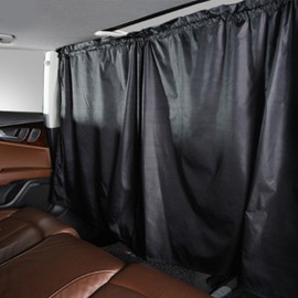 FUKUMIDO Blackout Curtain, Car, Car Supplies, Sleeping in Car, Hook, Truck, Sunshade, Divider, Blindfold, For Cars, Black, For Cars, Cars, Windows, 27.6 x 31.5 inches (70 x 80 cm)