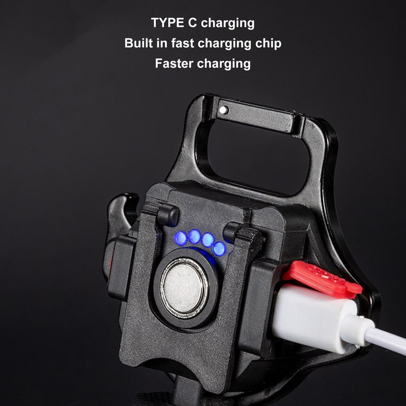 COB Small Flashlight 500LM Rechargeable Portable Mini Pocket Light with