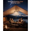 1800LM Solar Camping Lantern & Magnetic Work Tent Light with