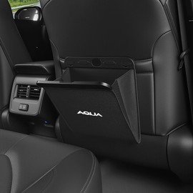 Aqua Compatible Car Trash Can, Multi-functional, Garbage Container, Storage, Car Organization, New Model, Aqua 10 Series, NHP10 mxpk11 GR Compatible, Car Hanging Trash Can, Magnetic, One-Hand Opening