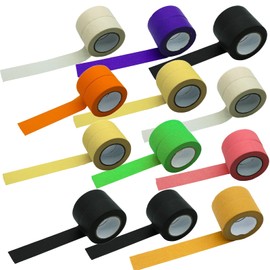 FunnAura 12 PCS Washi Tape Sets, Decorative Coloured Masking Tape for Scrapbooking Crafts Office and Home