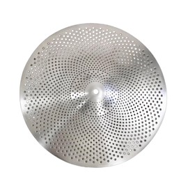 DeeRace 2025 Mute Low Volume Cymbal High Hat Crash Ride Low Volume Splash Cymbal for Mute Practice Beginners for Drum Practice, Diameter 7.9 inches (20 cm)