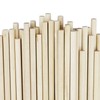 SZCXDKJ 50 Pack Unfinished Natural Wood Dowel Rods Hardwood Sticks