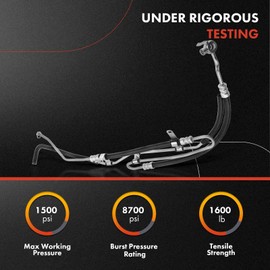 A-Premium Power Steering Hose Pressure & Return & Reservoir Hose Line Assembly Compatible with Toyota Tundra 2007-2019 4.6L 5.7L 2-PC Set